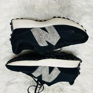 New Balance 327 Black and Leopard print Sneakers